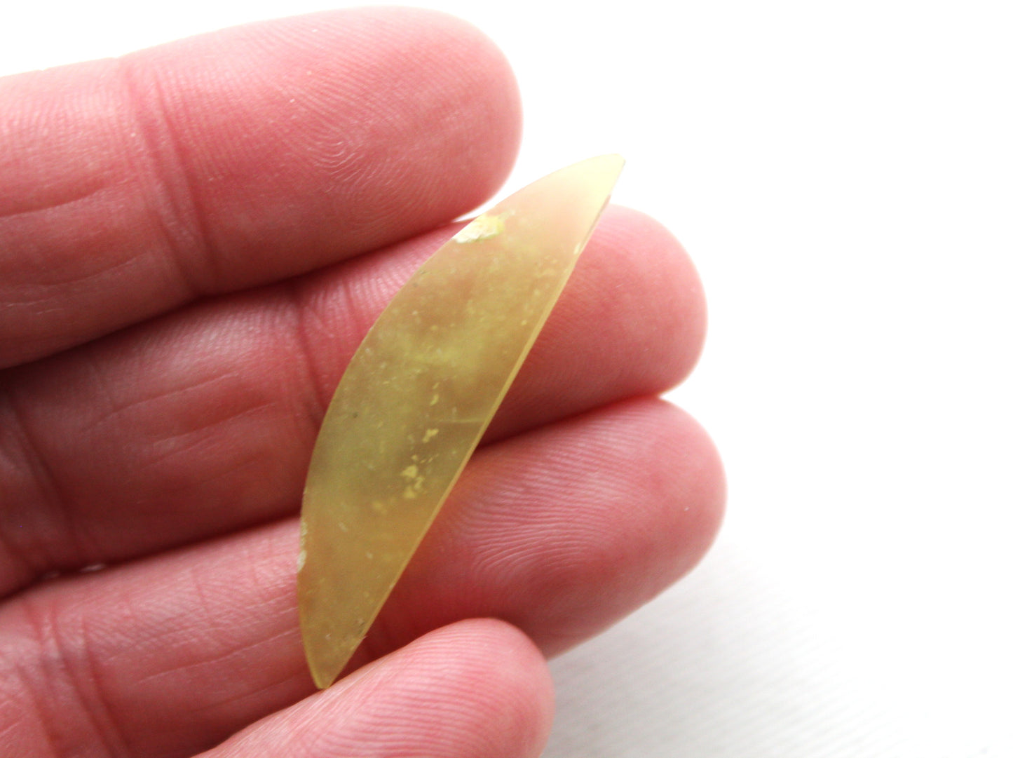 Vesuvianite Cabochon Pair Gemstone light green