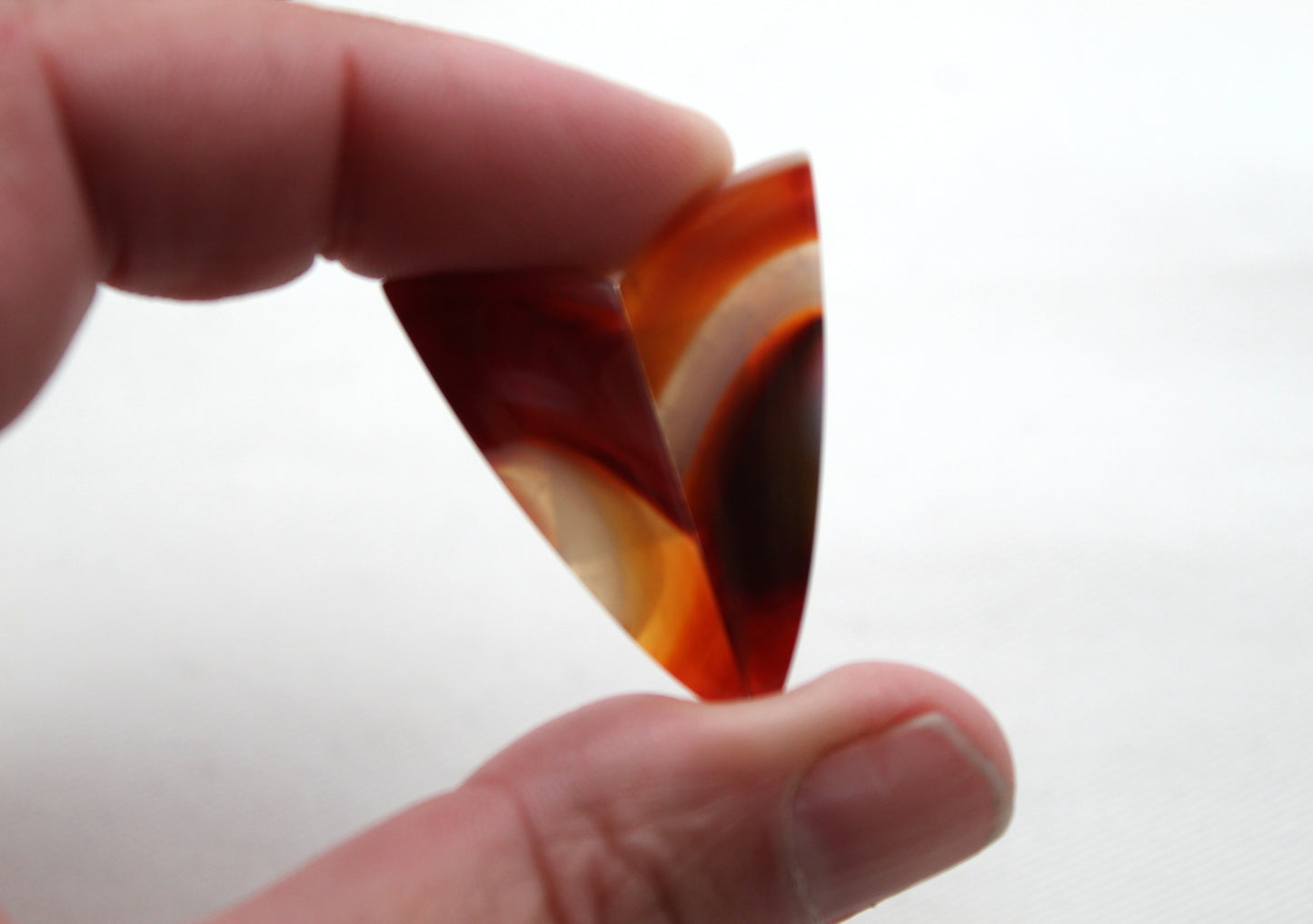 Banded Agates Cabochons Gemstone Pair