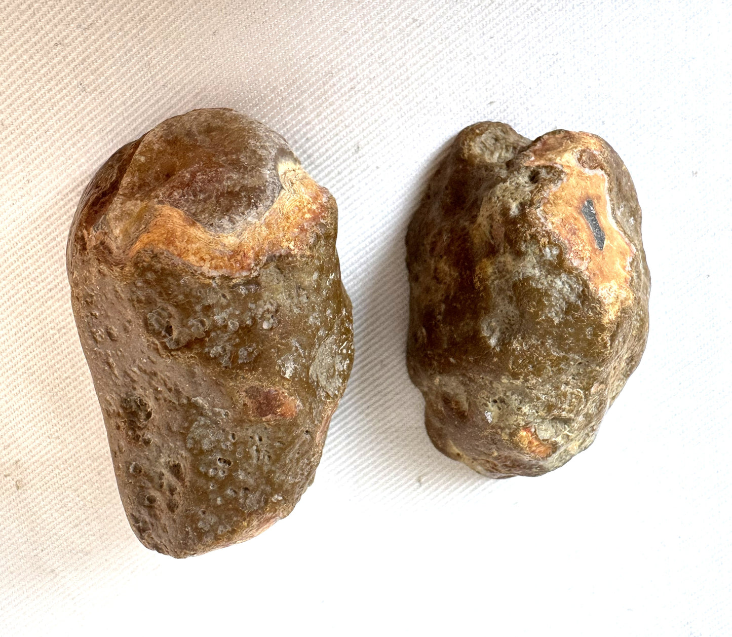 Indonesian banded Agate and Quartz nodule polished