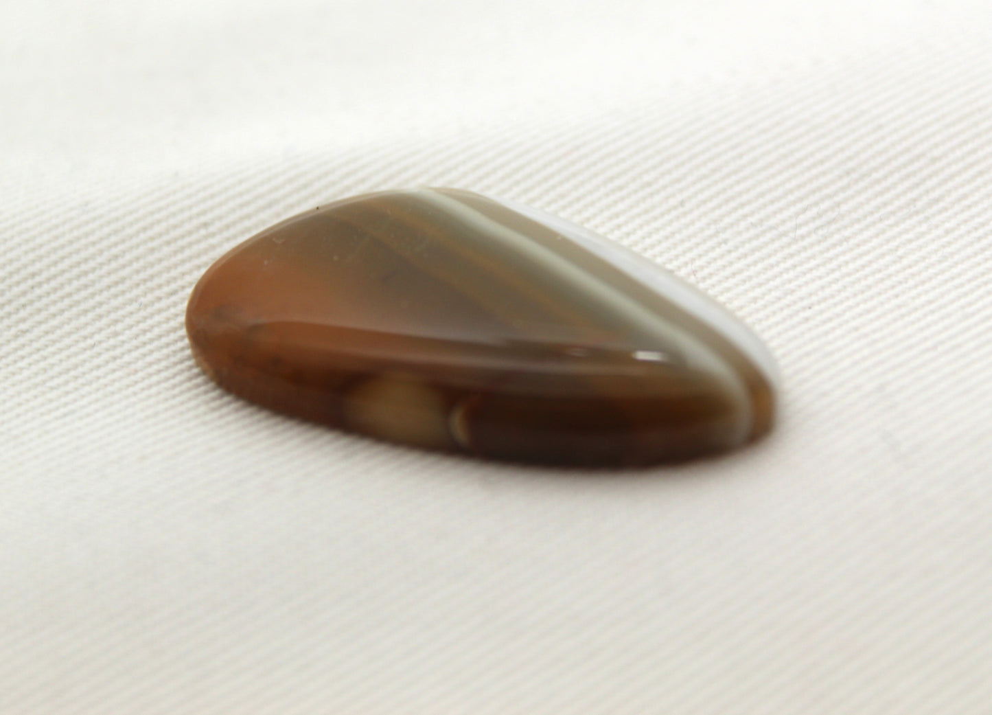 Indonesian banded Agate Cabochon freeform
