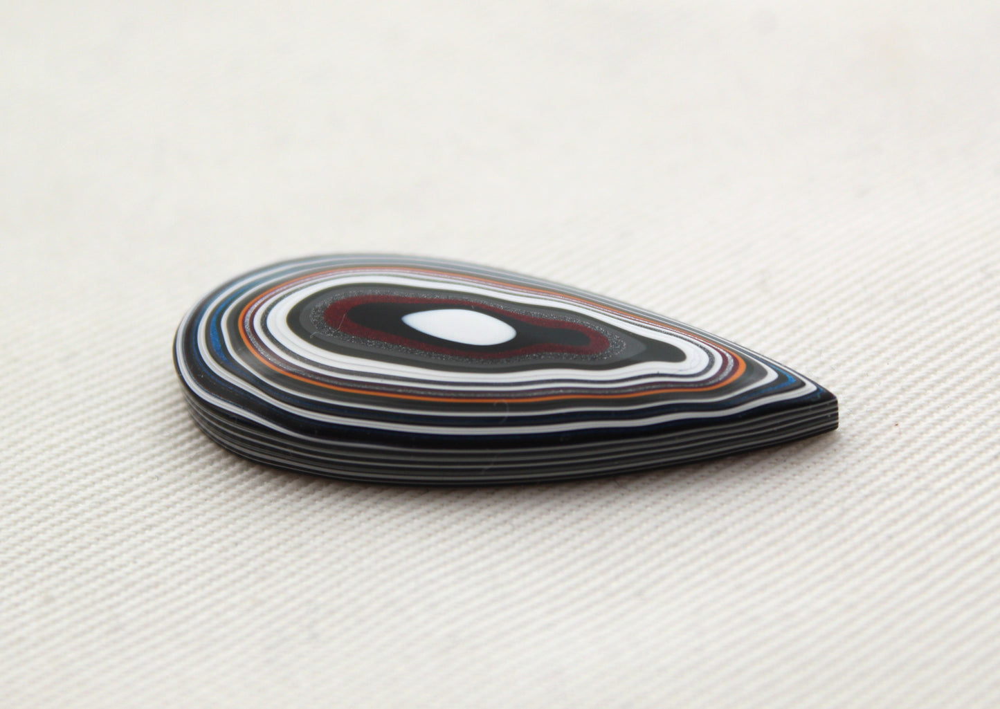 Fordite Cabochon teardrop multicolors