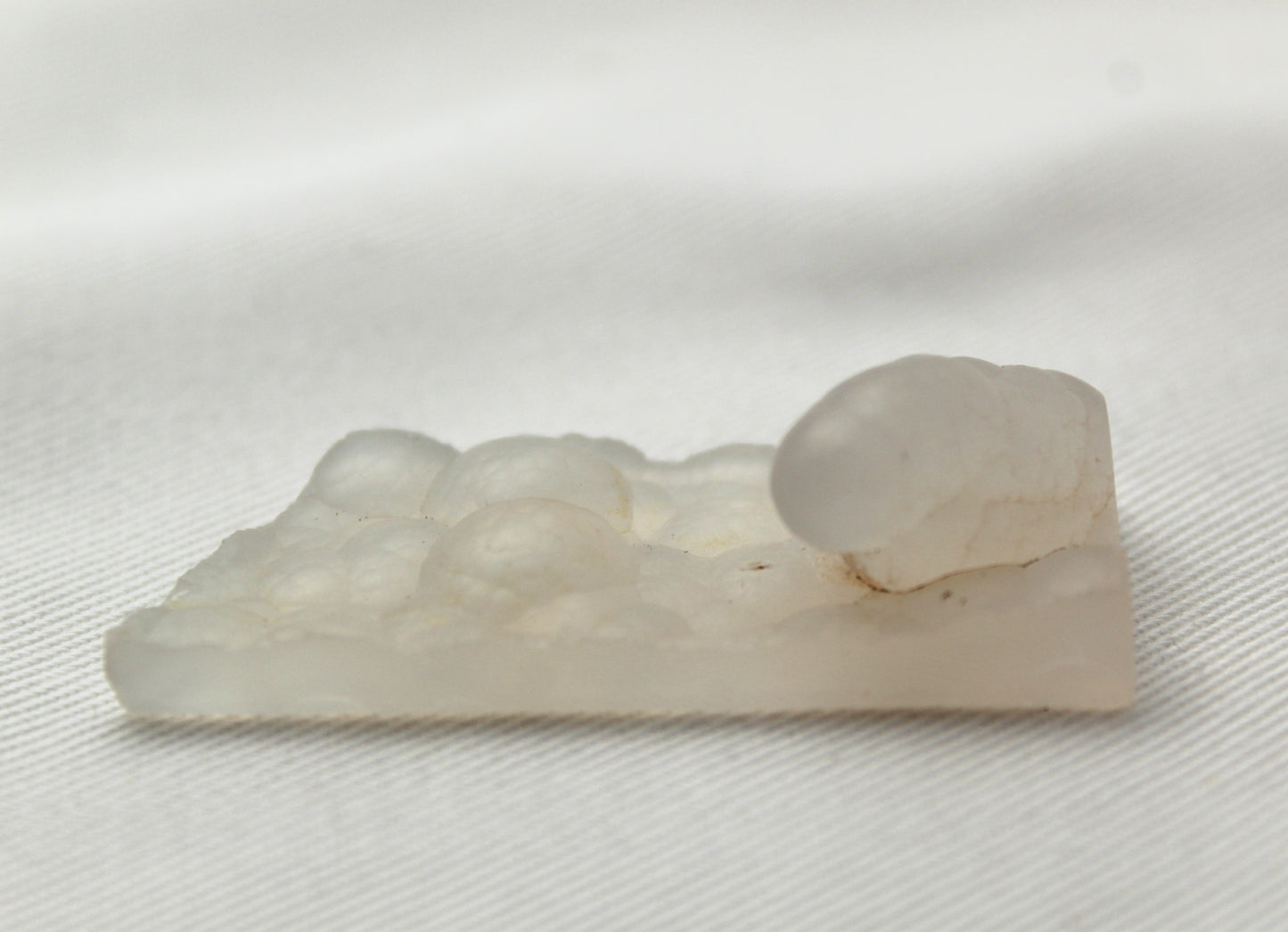 Botryoidal Agate Cabochon Indonesian Gemstone white