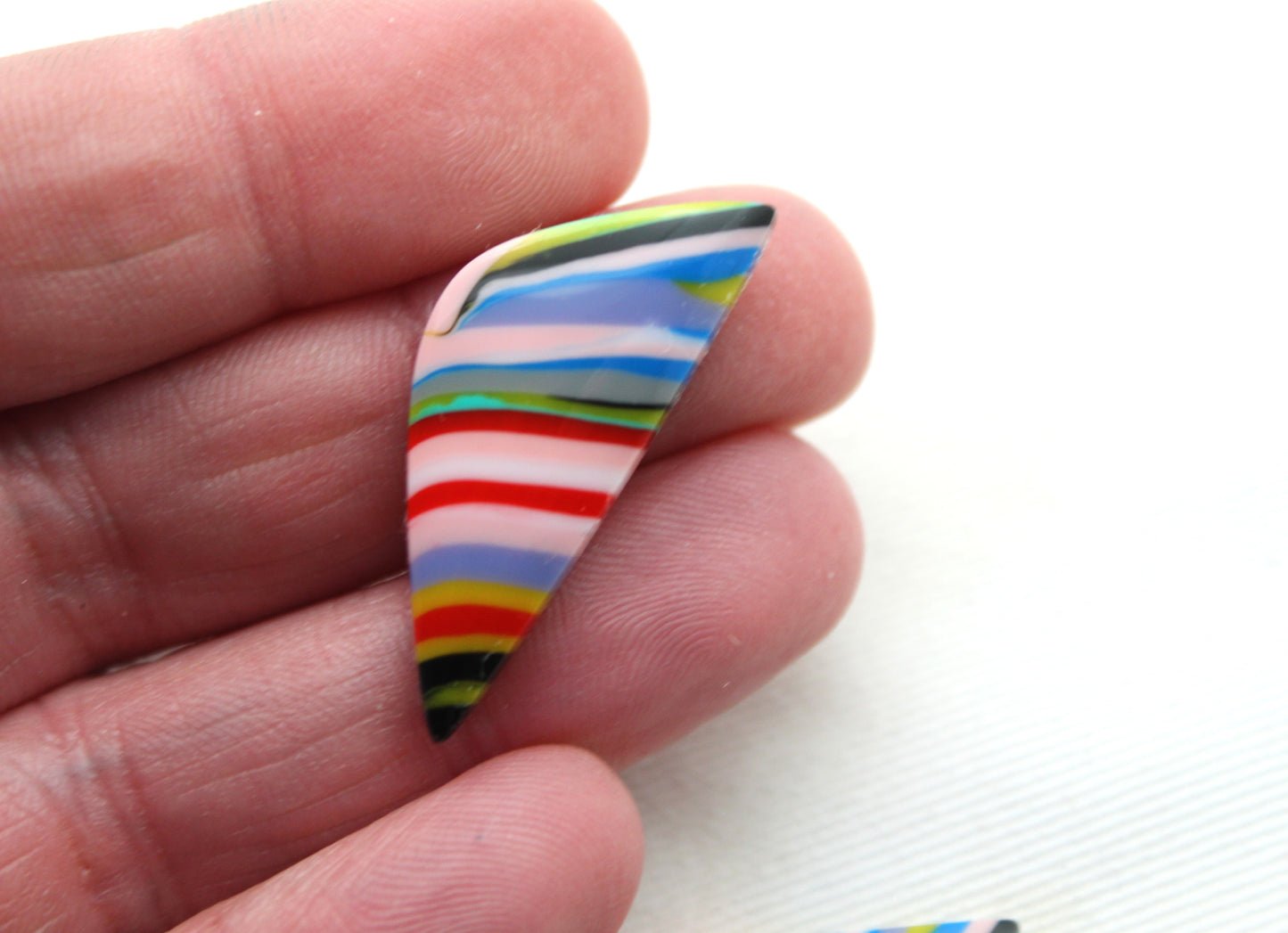 Surfite Cabochon Pair multicolors