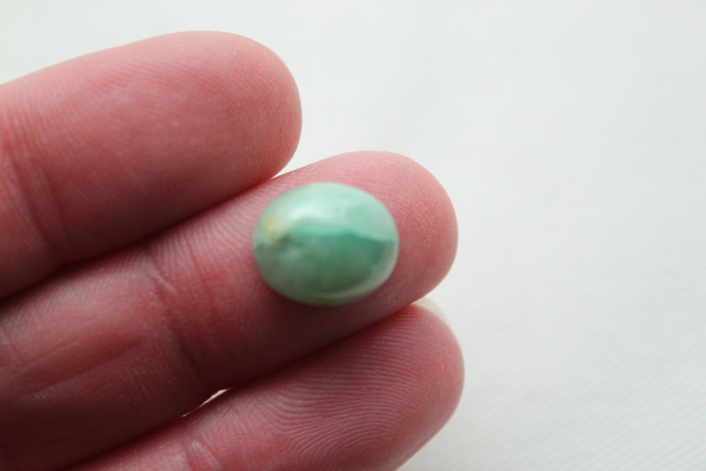 TWO Chrysocolla Quartz Cabochons Oval 10X12MM