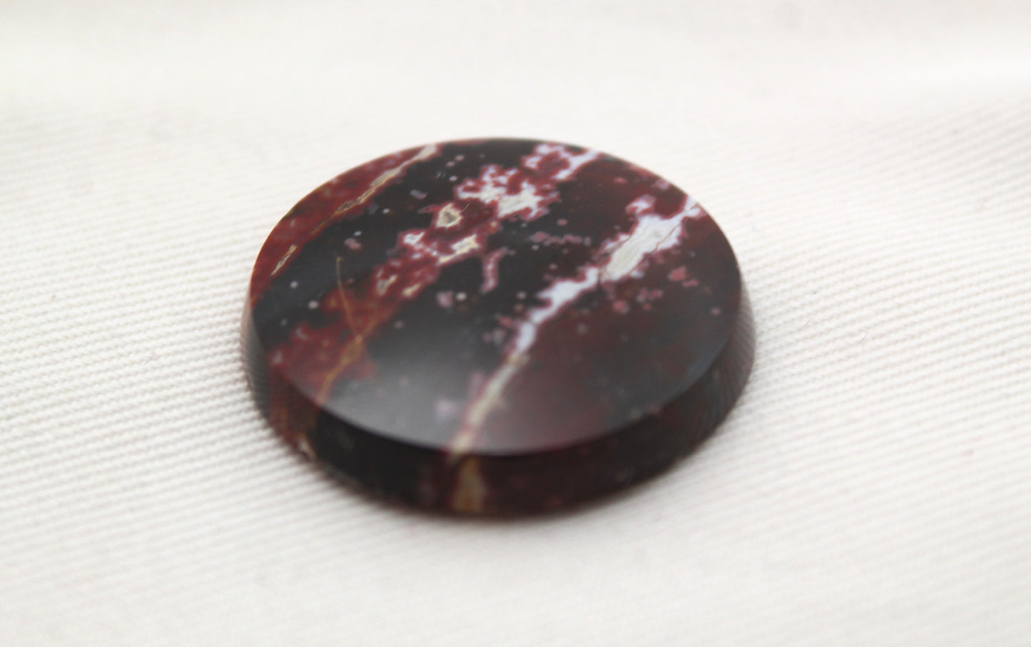 Large River Jasper Cabochon Gemstone red Round 28MM