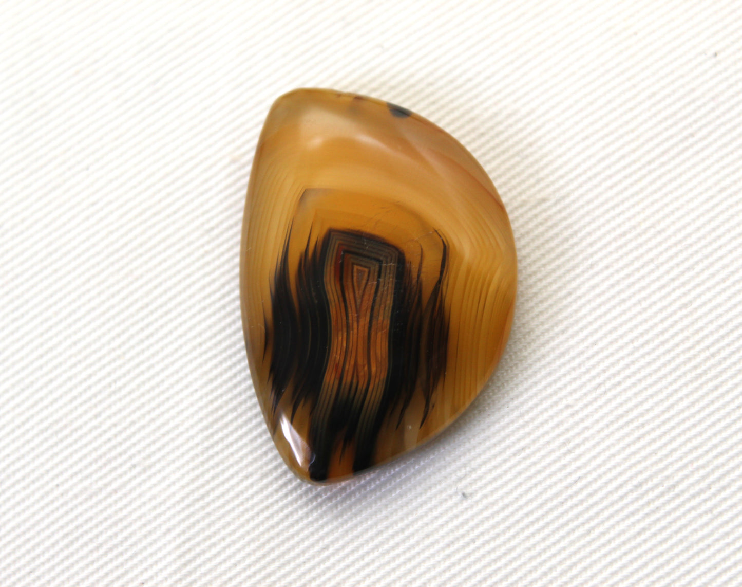 Sumatra Agate Cabochon Gemstone Yellow freeform