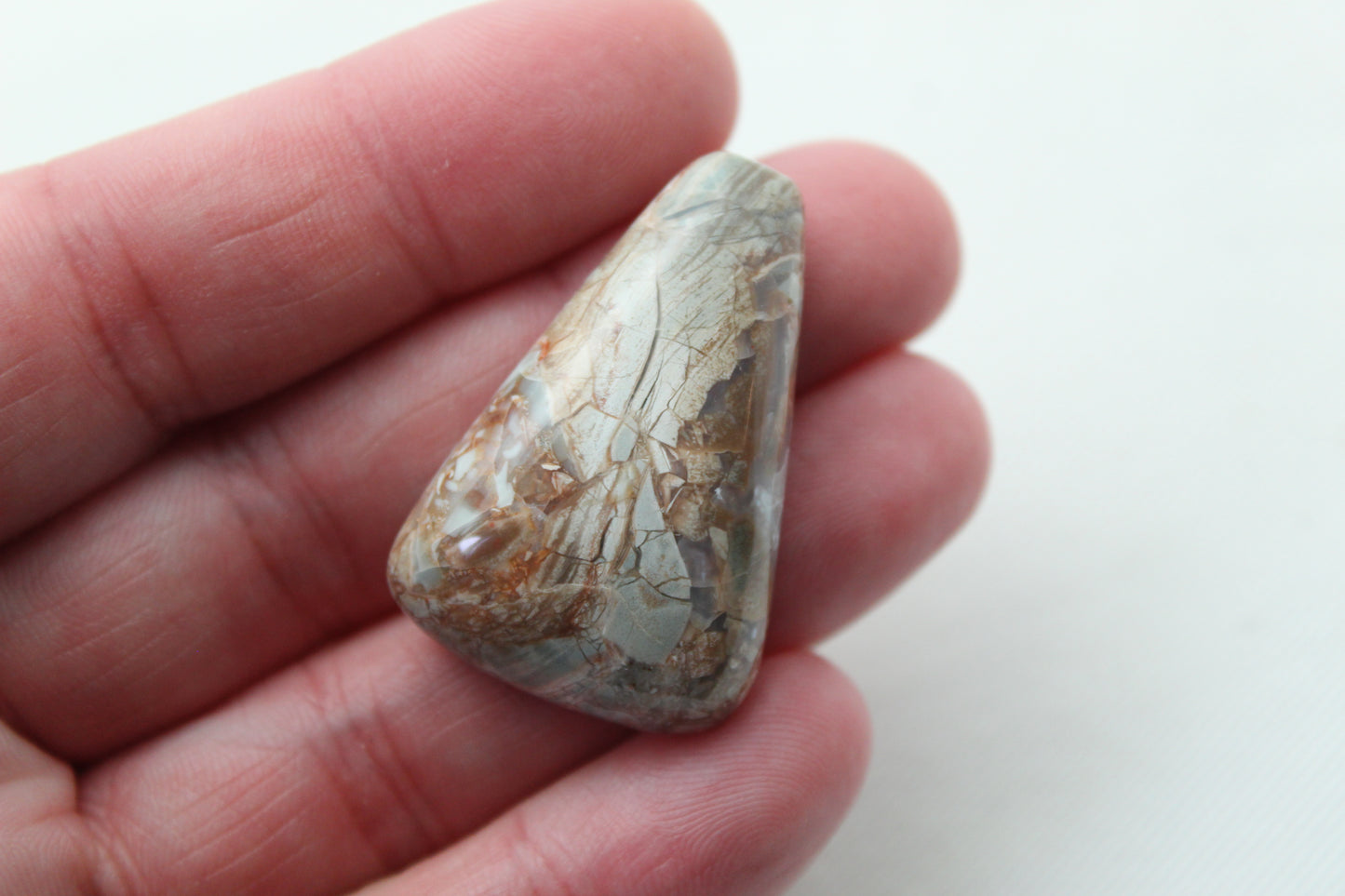 Natural canadian Agate Cabochon Gemstone