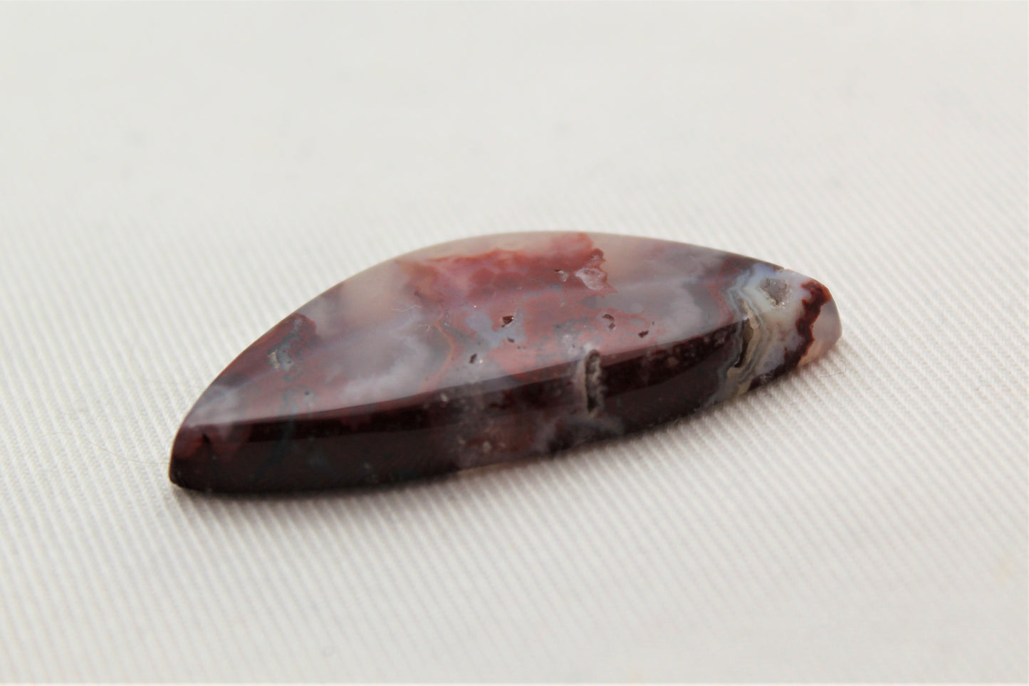 Fossil Palmwood Pair Cabochon Gemstone with druzy pockets Oval