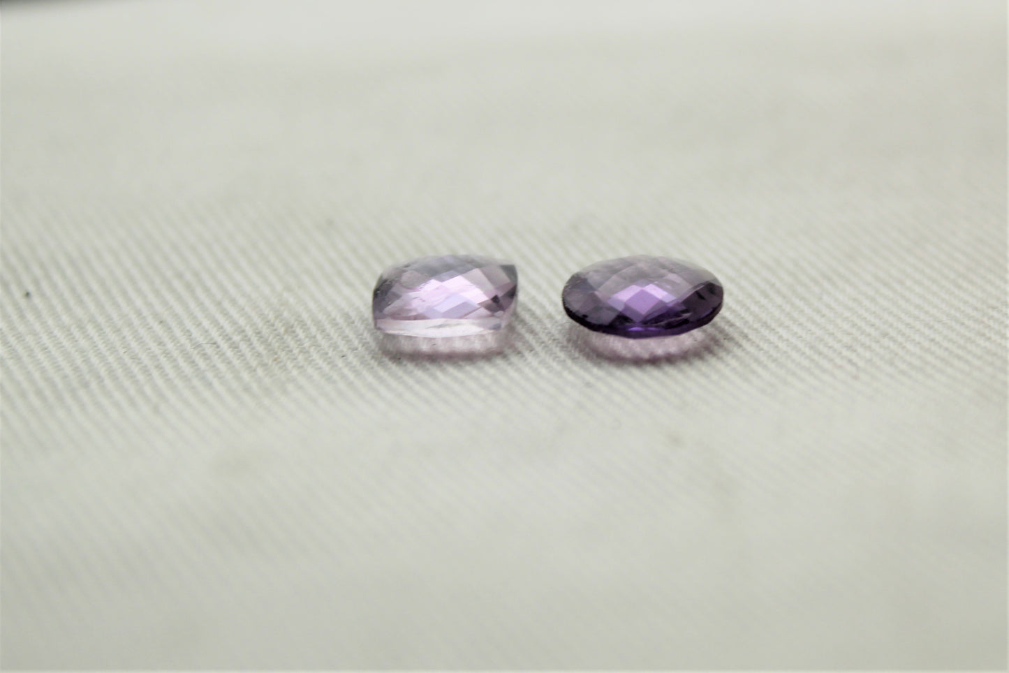 Fossil Palmwood Pair Cabochon Gemstone with druzy pockets Oval