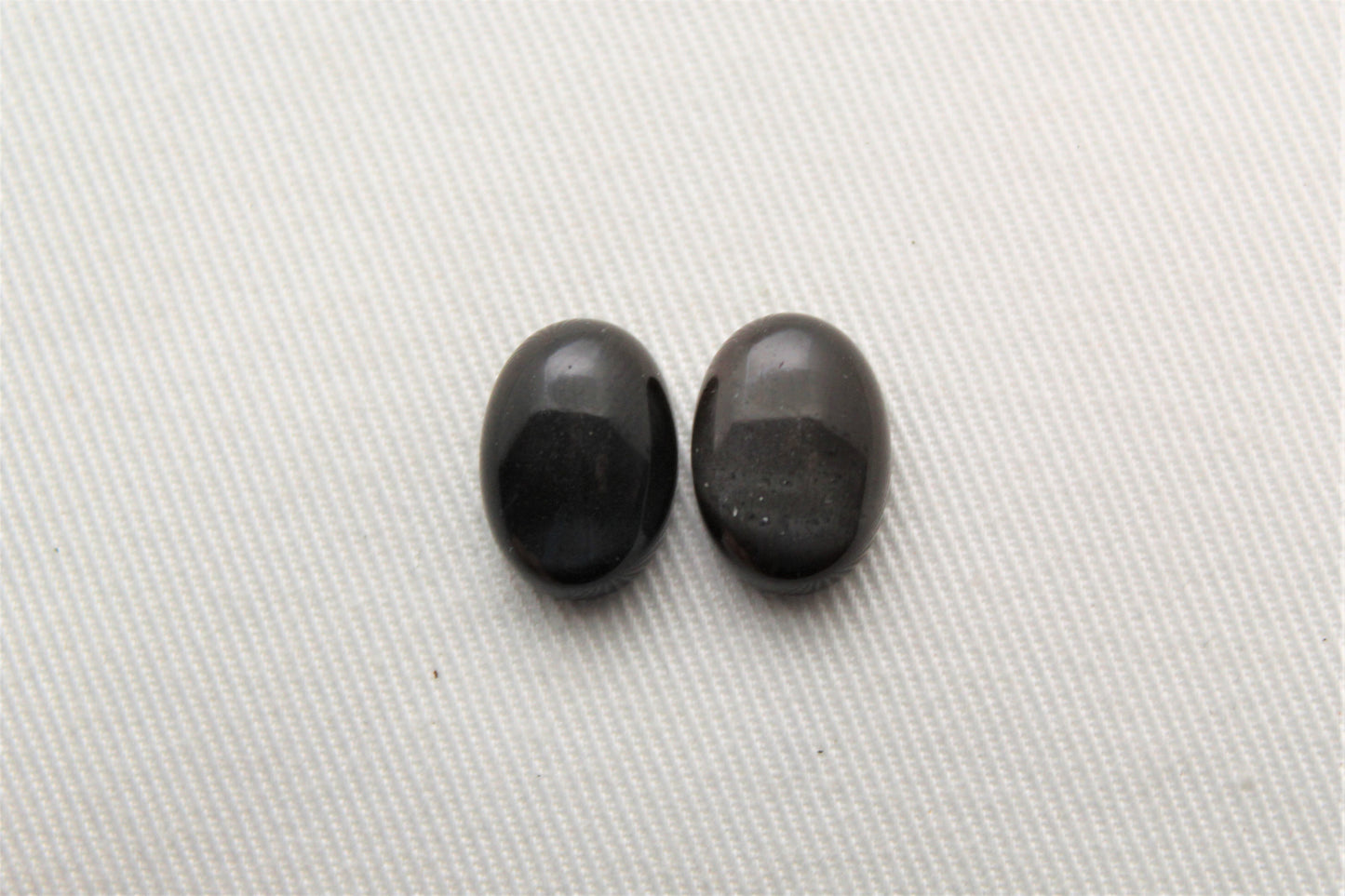Fossil Palmwood Pair Cabochon Gemstone with druzy pockets Oval