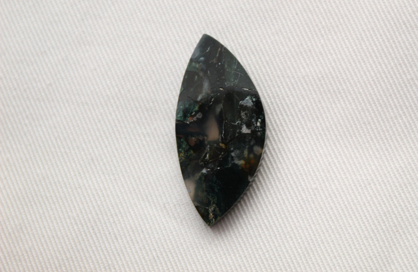 Moss Agate freeform Cabochon Gemstone natural green