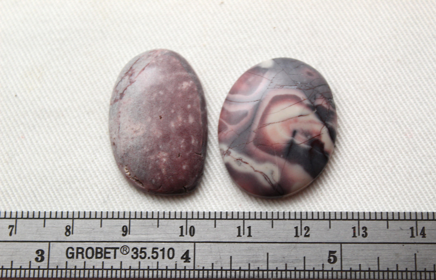 Fossil Palmwood Pair Cabochon Gemstone with druzy pockets Oval