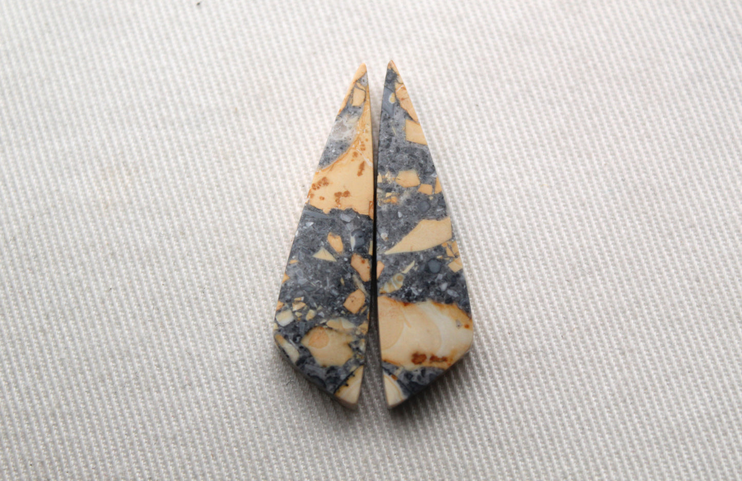 Maligano Jasper cabochons pair Gemstone