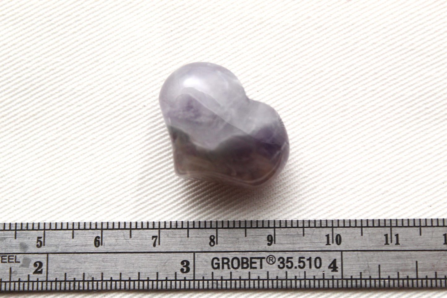 One Small Heart Amethyst 25MM