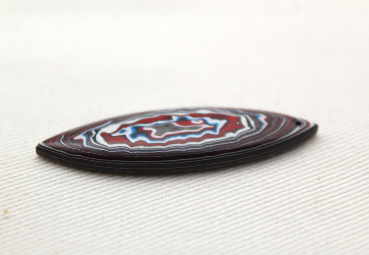 Fordite Cabochon multicolor marquise DRILLED