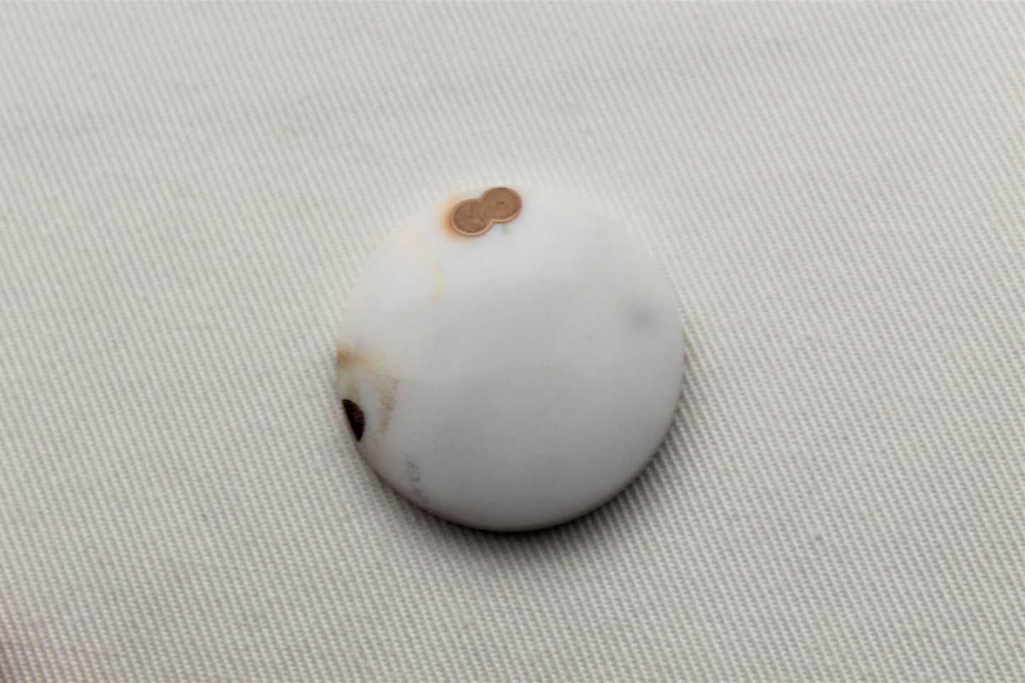 Ocean Jasper round Cabochon white gemstone 30MM