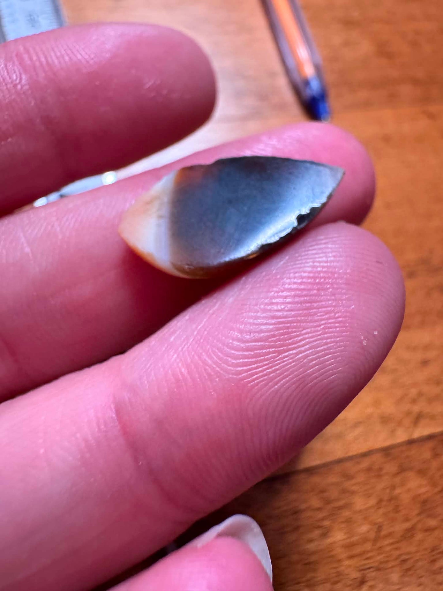 Small Pair Indonesian Agate Cabochons gemstone natural