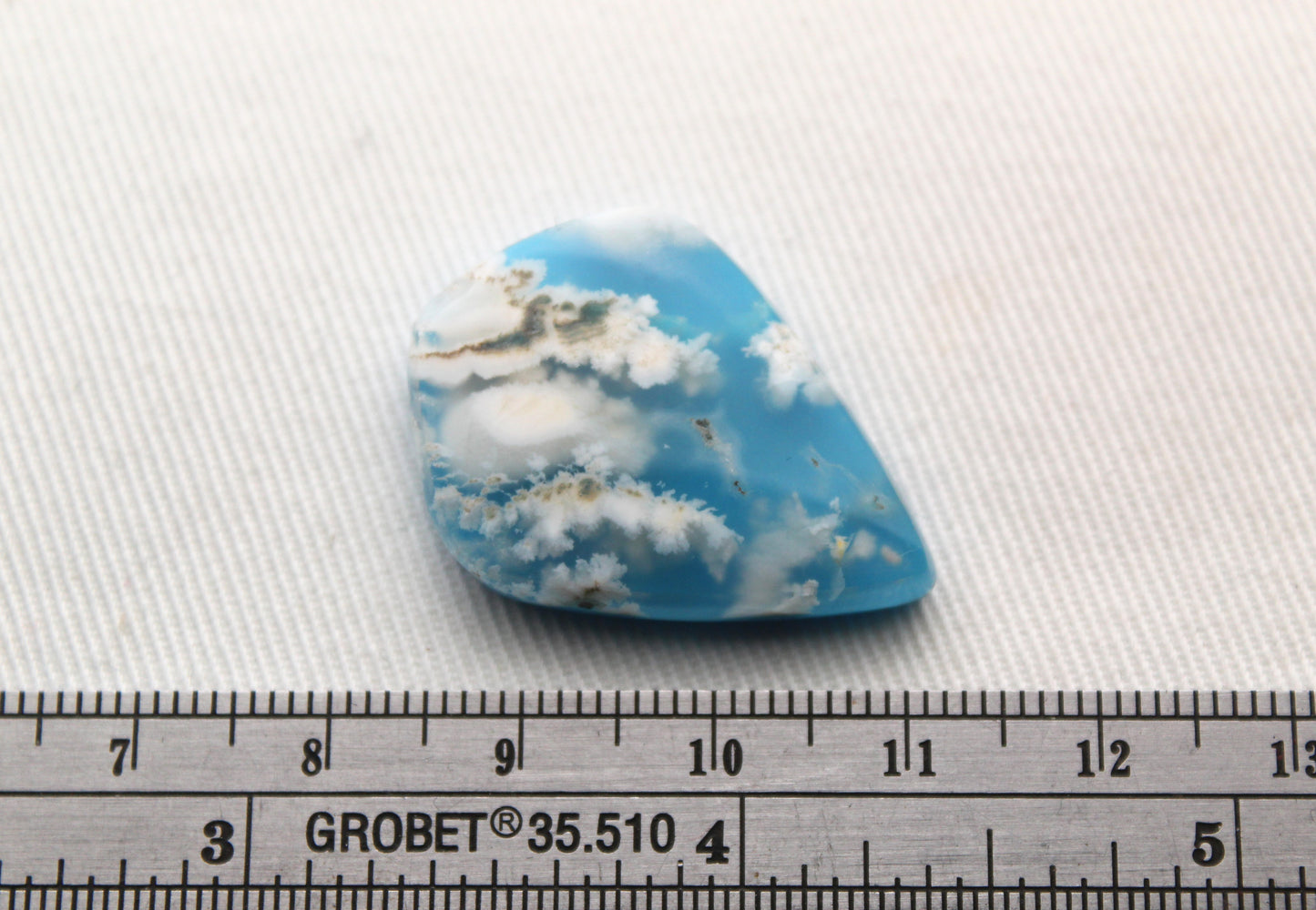 <tc>Agate Plume DOUBLET Cabochon goutte</tc>