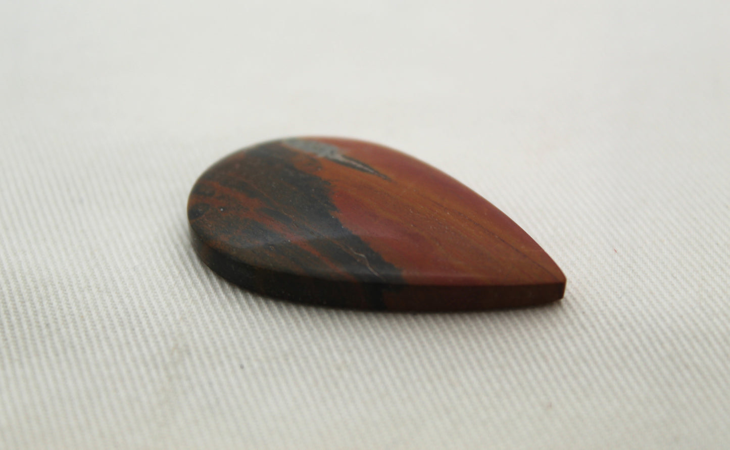 Australian Jasper Cabochons orange gray Teardrop