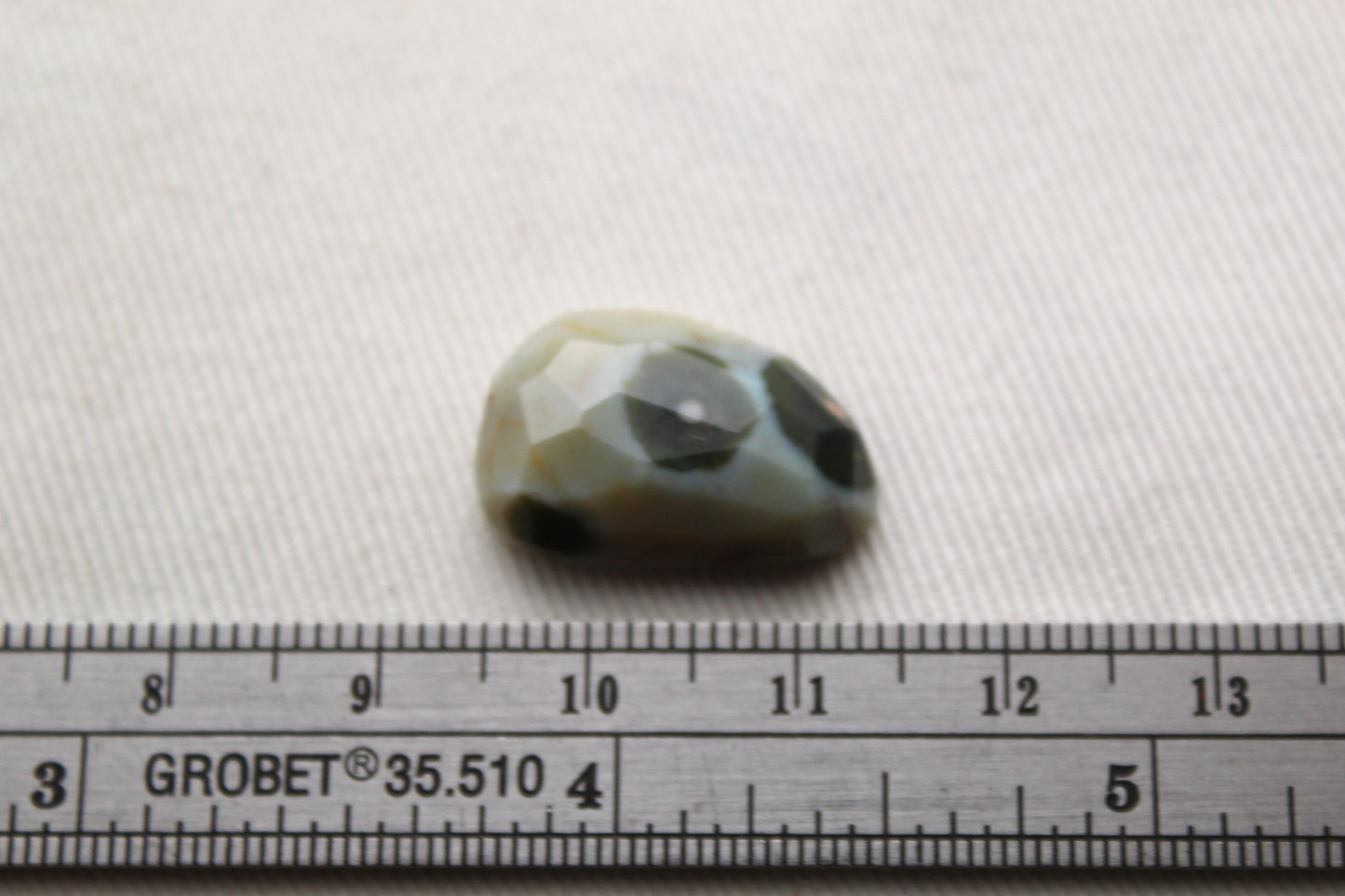 Small Rose cut Ocean Jasper Cabochon Gemstone freeform green