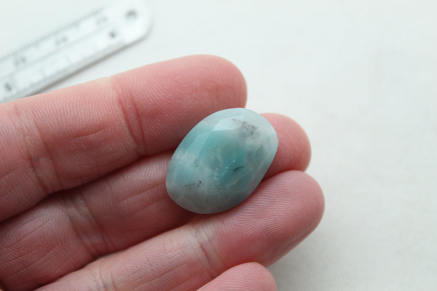 Chinese Amazonite cabochon Freeform rose cut Gemstone