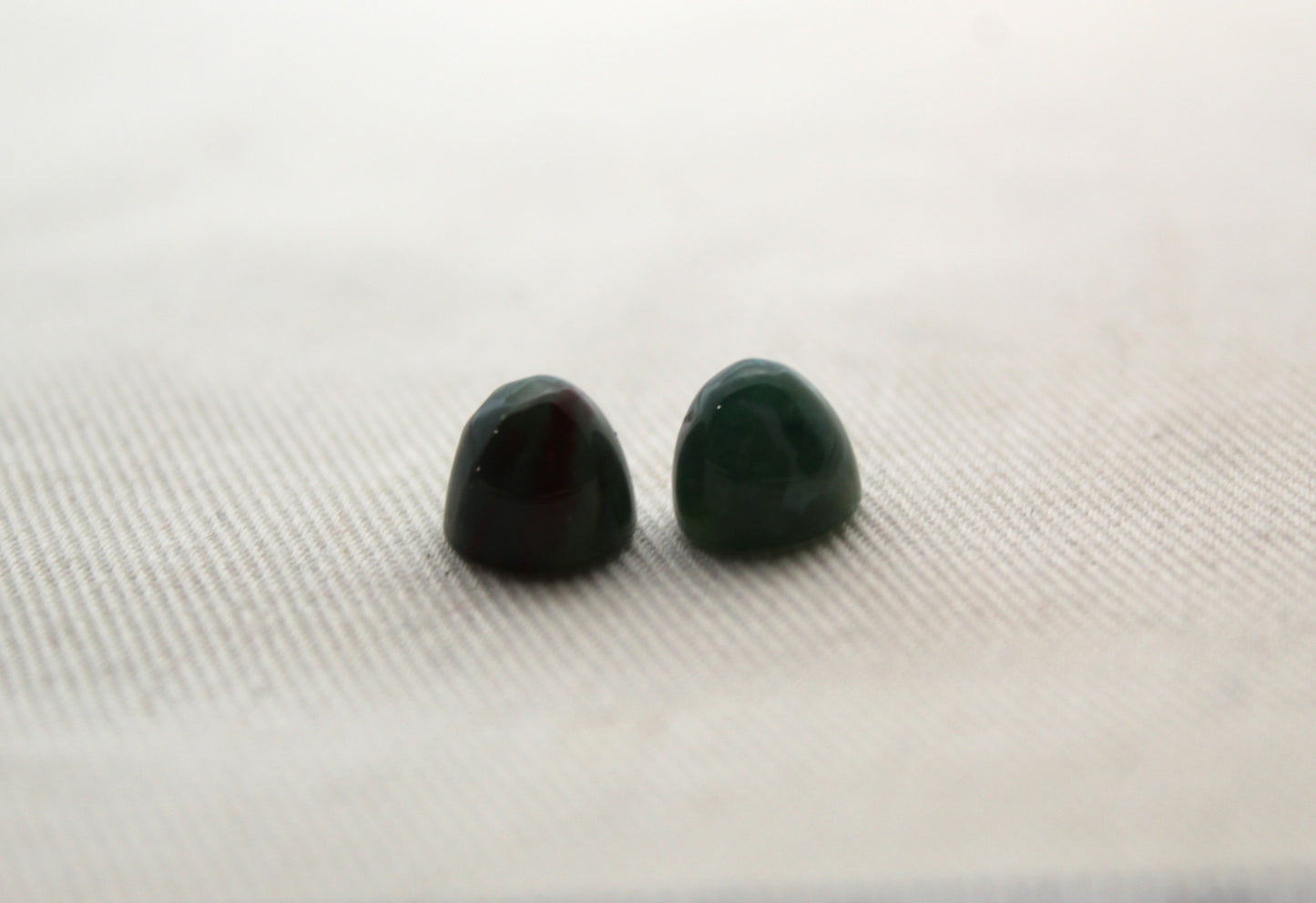 Ocean Jasper Bullets Gemstones 8X7 MM Green