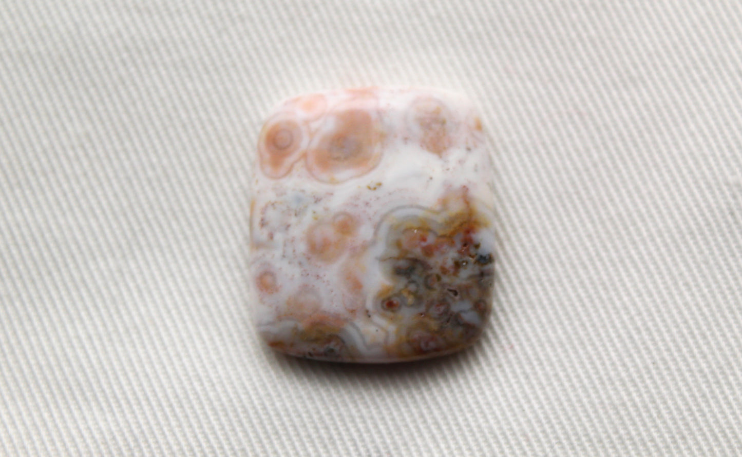 Ocean Jasper Cabochon Gemstone freeform white stone