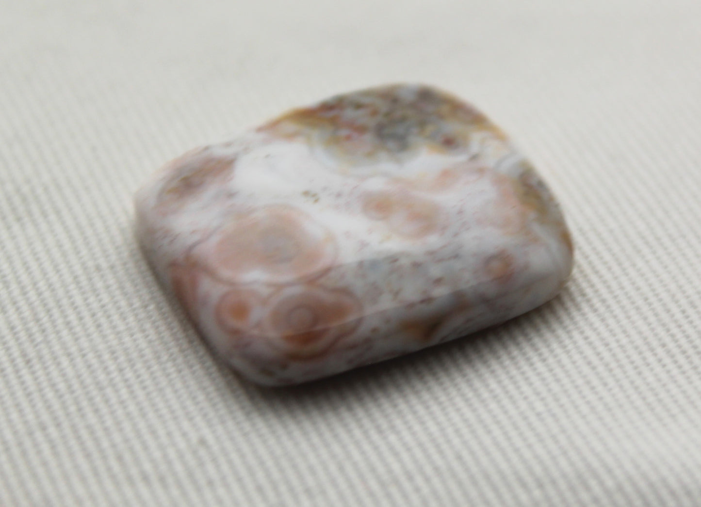 Ocean Jasper Cabochon Gemstone freeform white stone