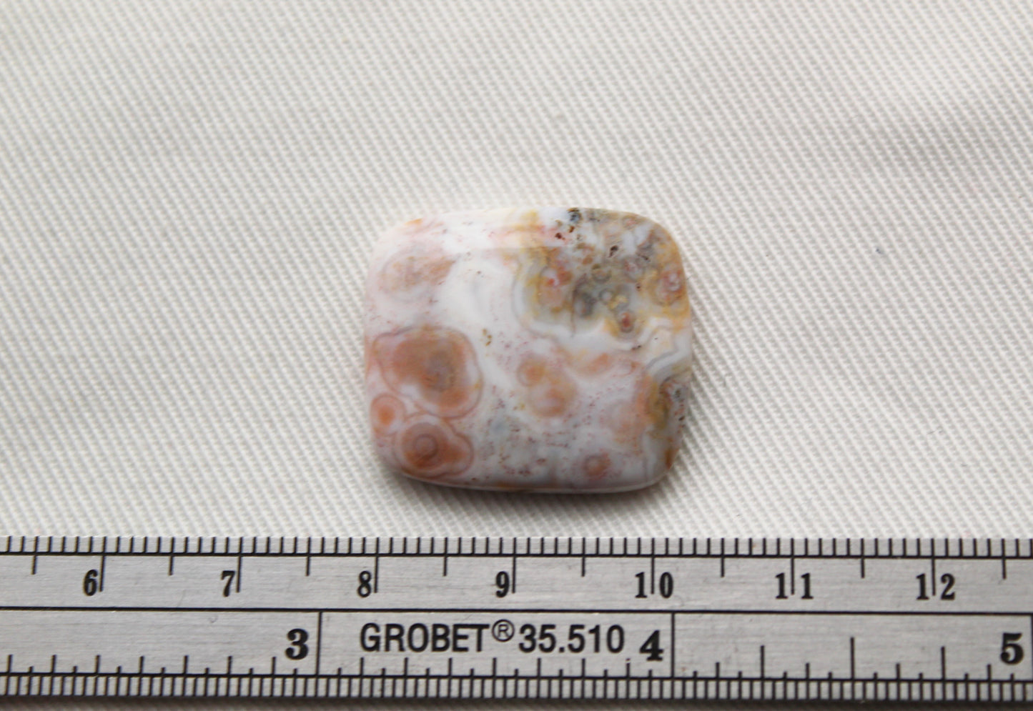 Ocean Jasper Cabochon Gemstone freeform white stone