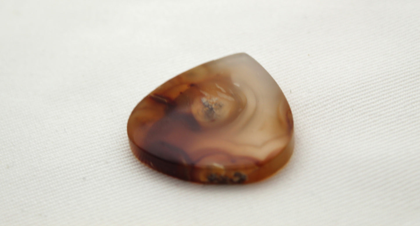 Indonesian Agate Cabochon Pear natural gemstone