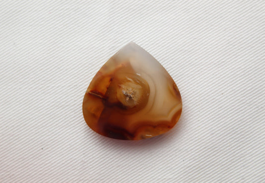 Indonesian Agate Cabochon Pear natural gemstone