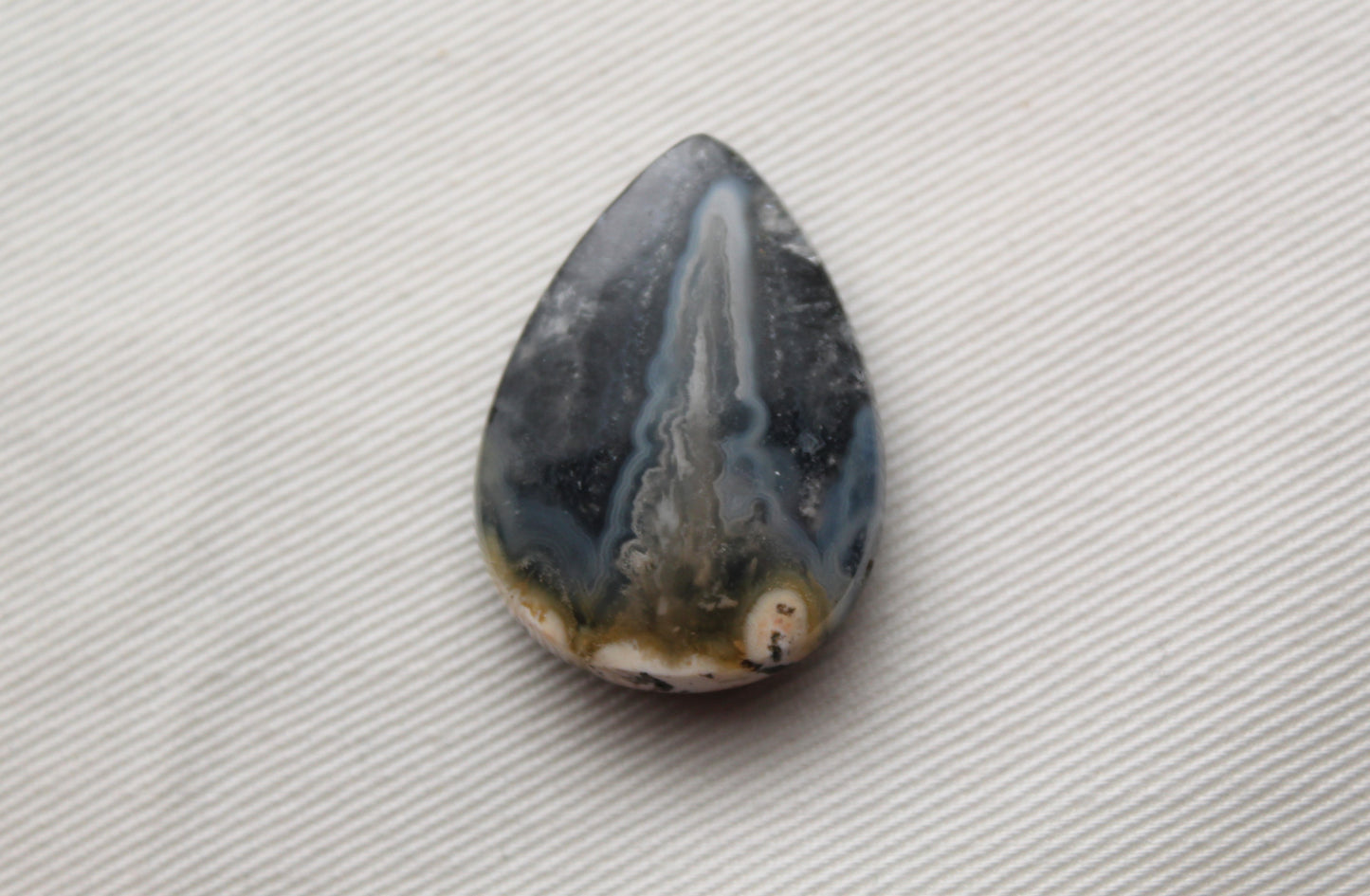 Indonesian Agate Plume DOUBLET Cabochon Gemstone