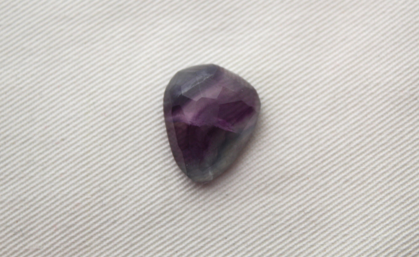 Rose cut Freeform Fluorite Cabochon Gemstone purple