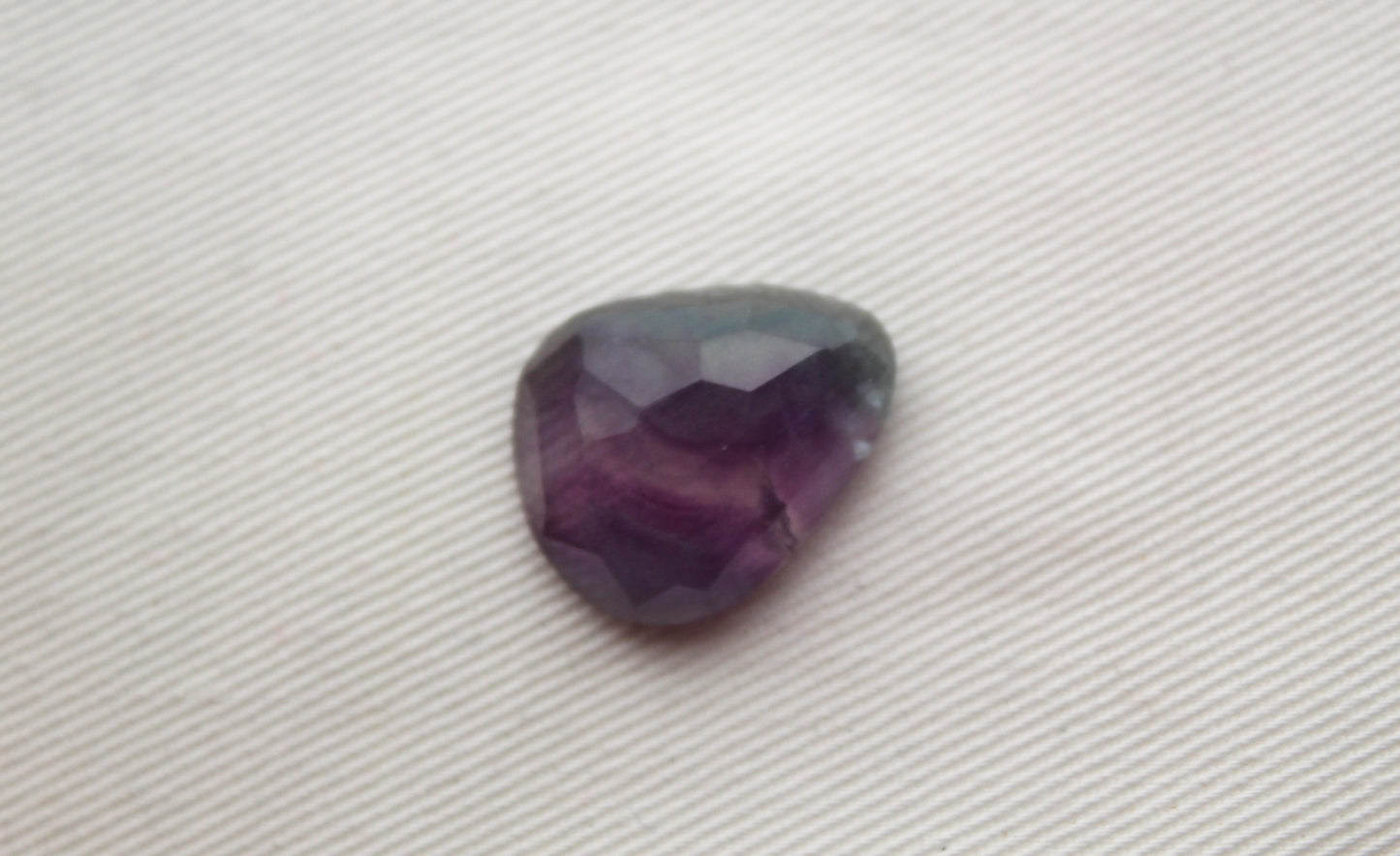 Rose cut Freeform Fluorite Cabochon Gemstone purple