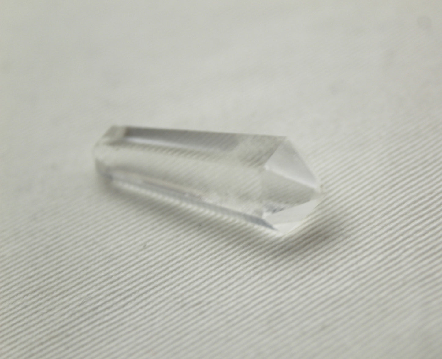 Crystal Quartz double point Tower gemstone pendant size UNDRILLED