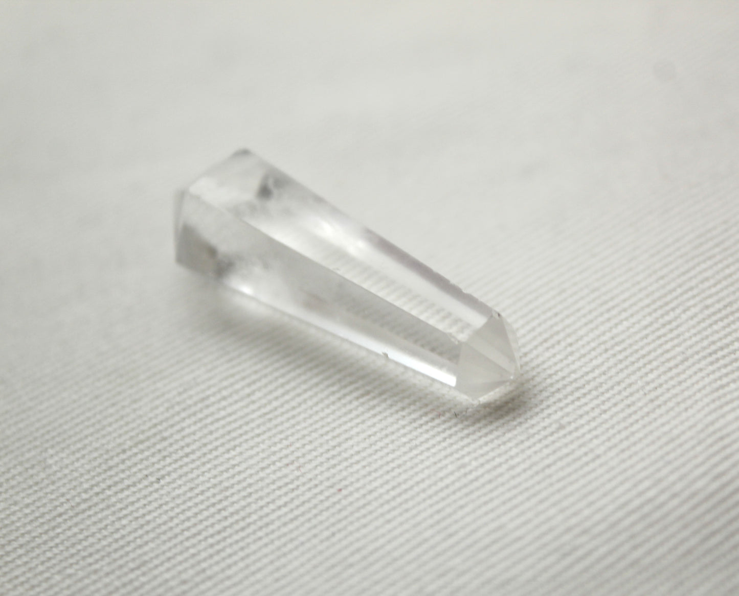 Crystal Quartz double point Tower gemstone pendant size UNDRILLED