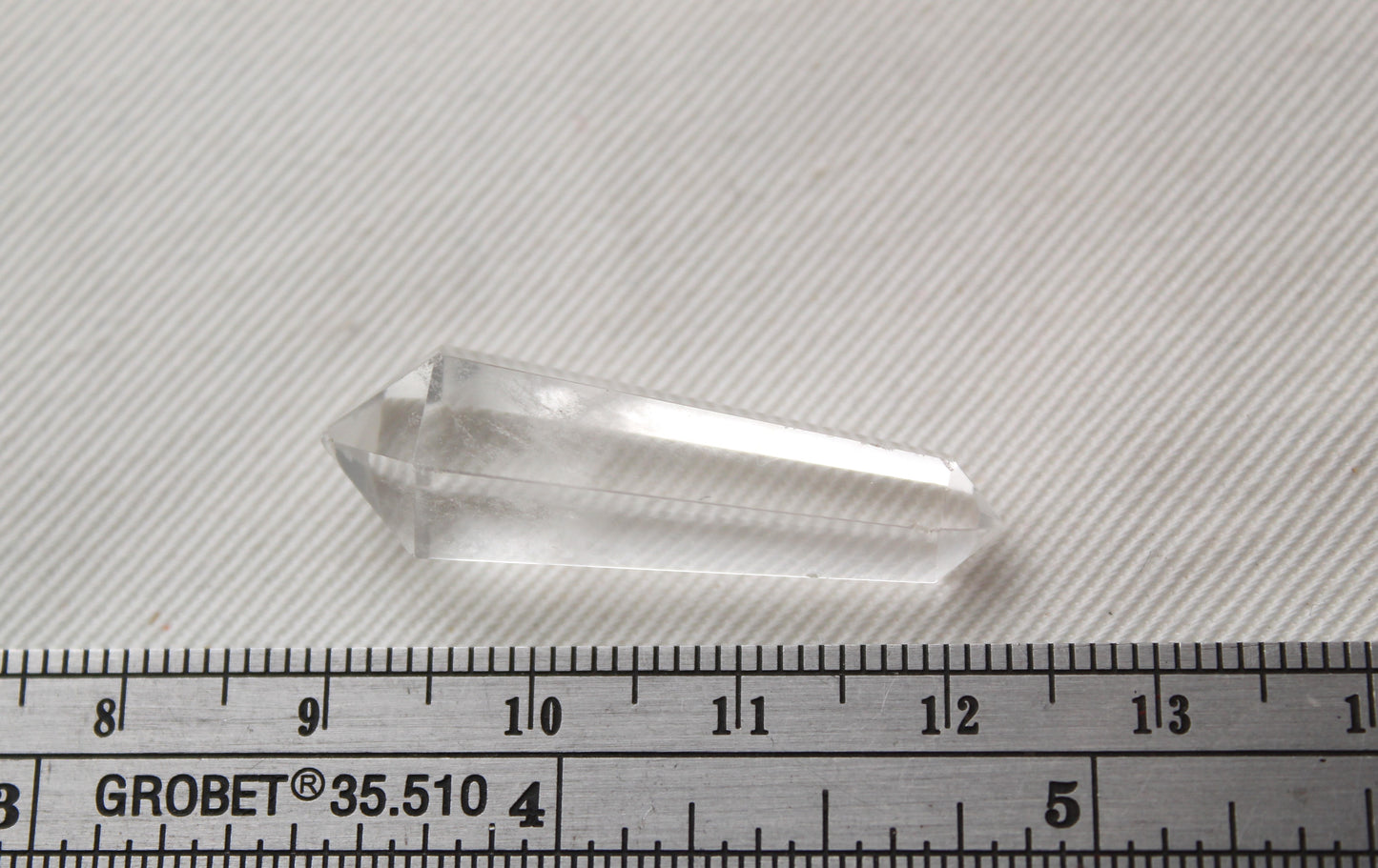 Crystal Quartz double point Tower gemstone pendant size UNDRILLED