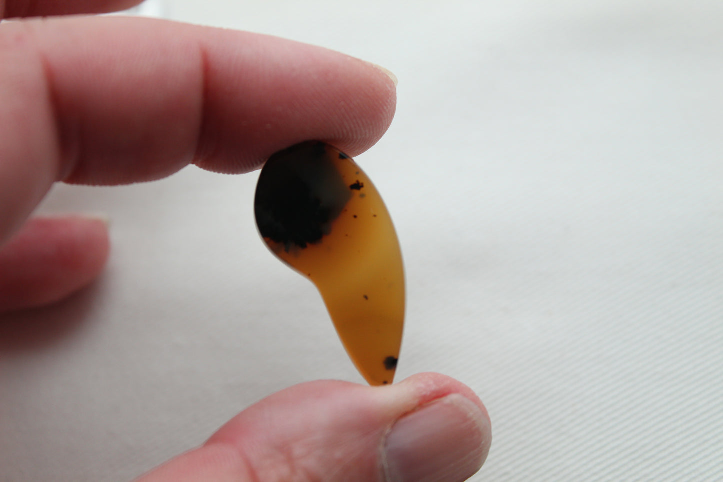 Brazilian Agate Cabochon Pair Transludent Gemstone