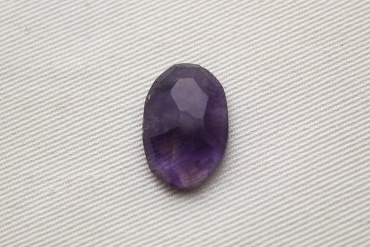 Amethyst Rose cut Cabochon Gemstone purple Freeform