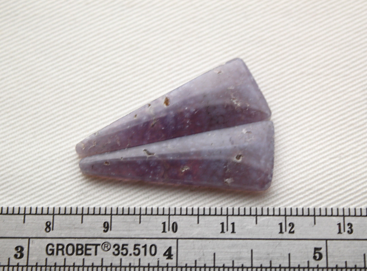 Paire Cabochons Agate Raisin Violet pierres gemmes naturelles