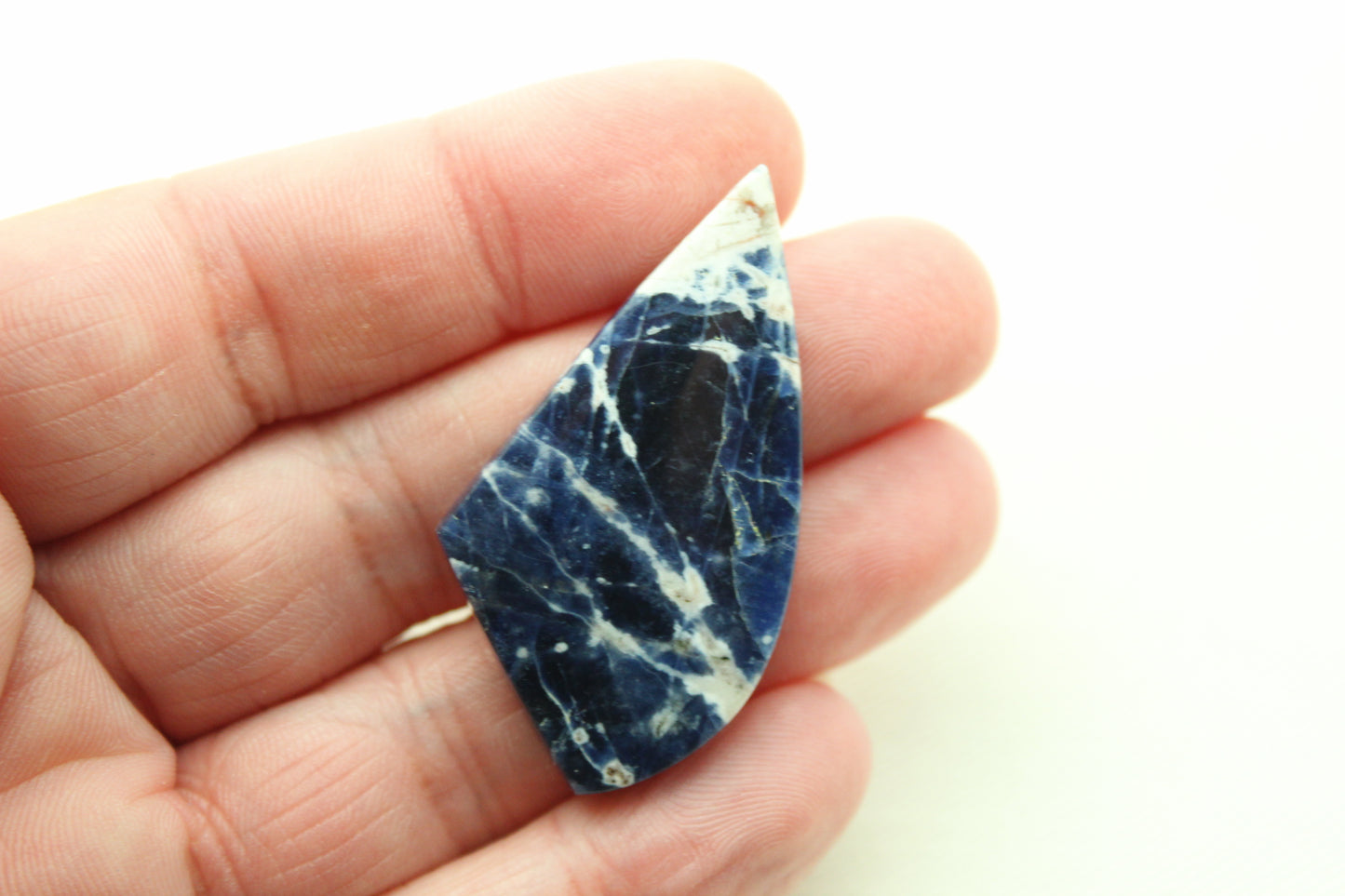 Freeform Sodalite cabochon Gemstone blue