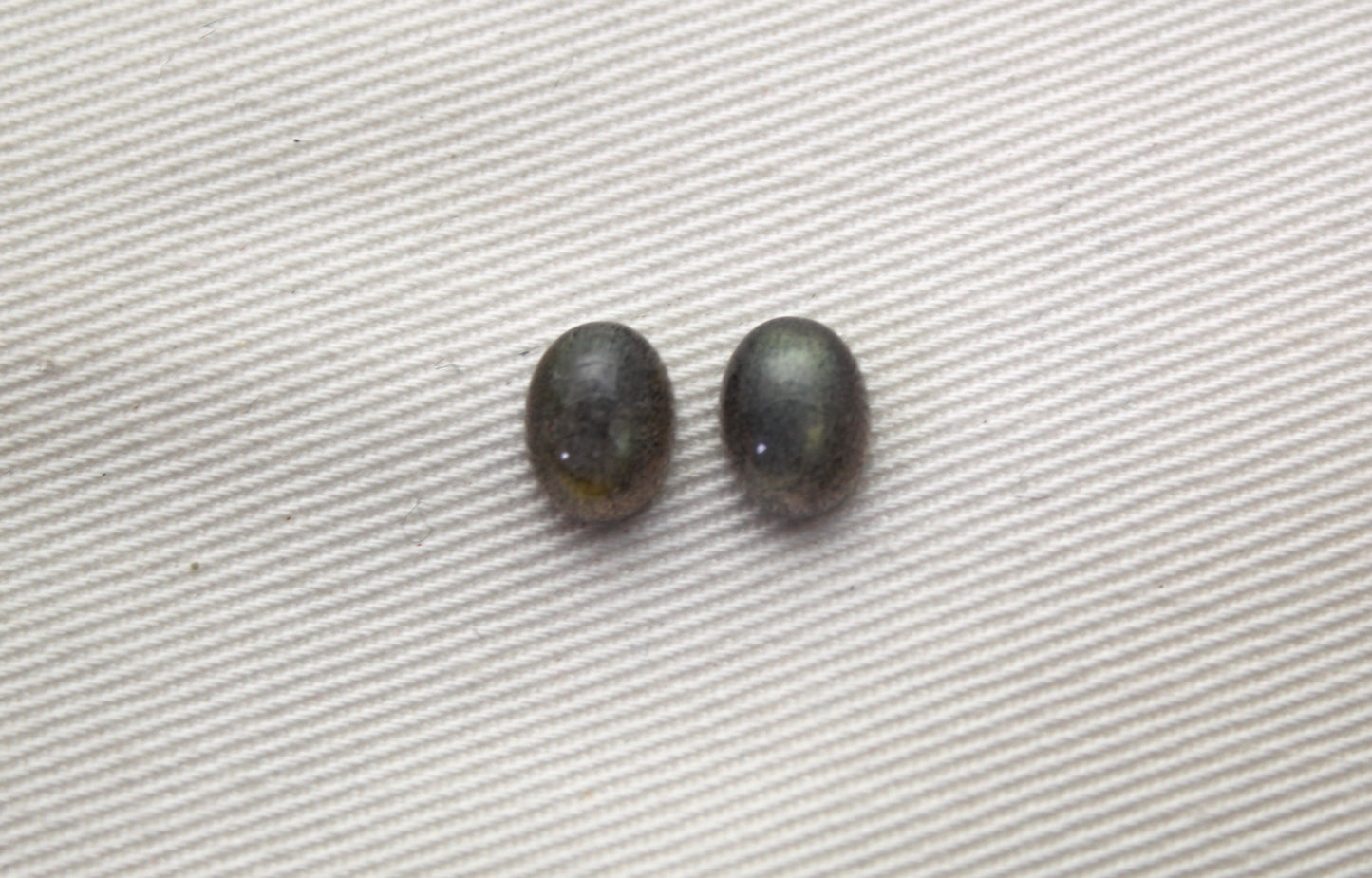 Small Oval Labradorite Pair Cabochon 8X6MM