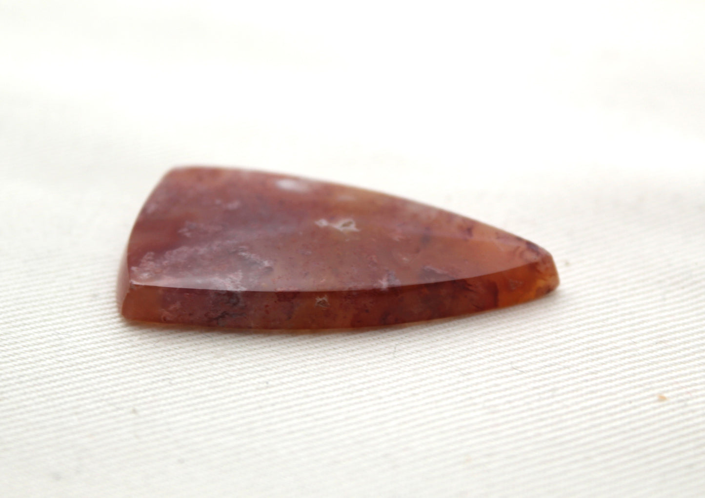 Large Agate Cabochon Gemstone pink orange