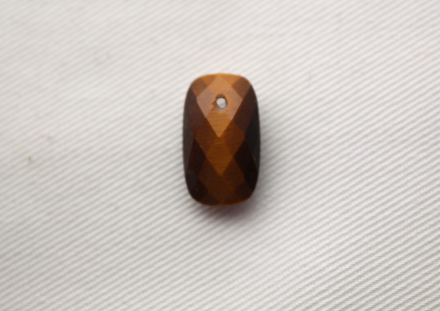 Tiger eye DRILLED rectangle cushion natural gemstone 17x10MM