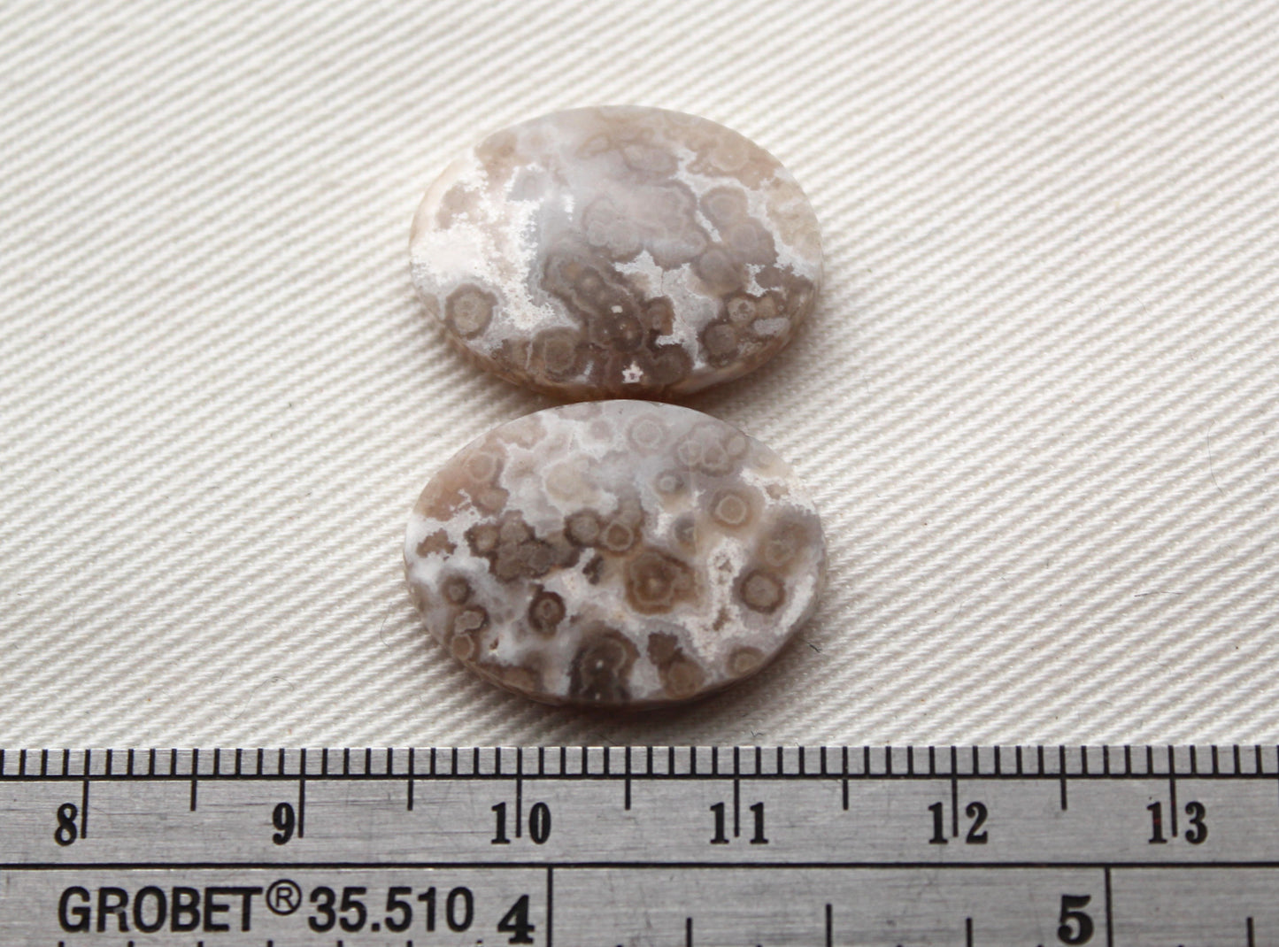 Orbicular Jasper Cabochon Pair Gemstones Oval&nbsp;