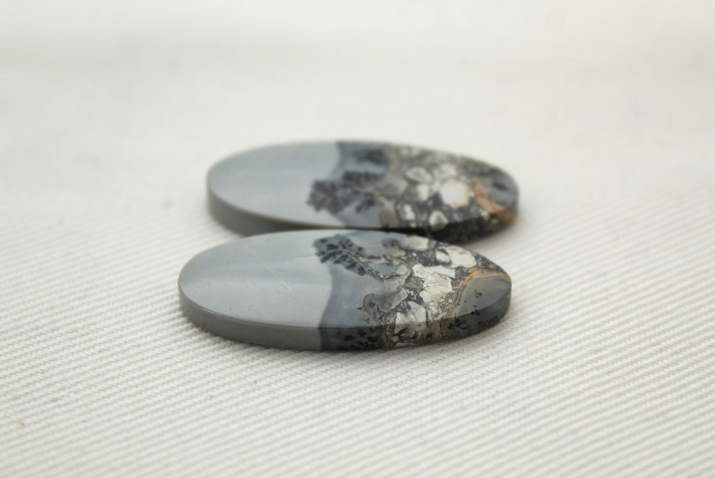 Maligano Jasper Oval cabochons pair Gemstone