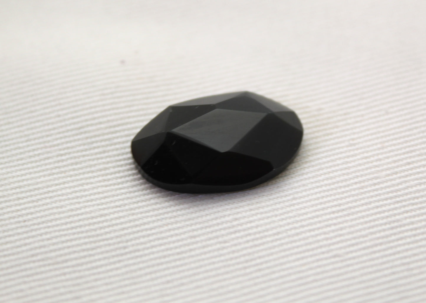 Black Obisidian Rosecut Cabochon Gemstone