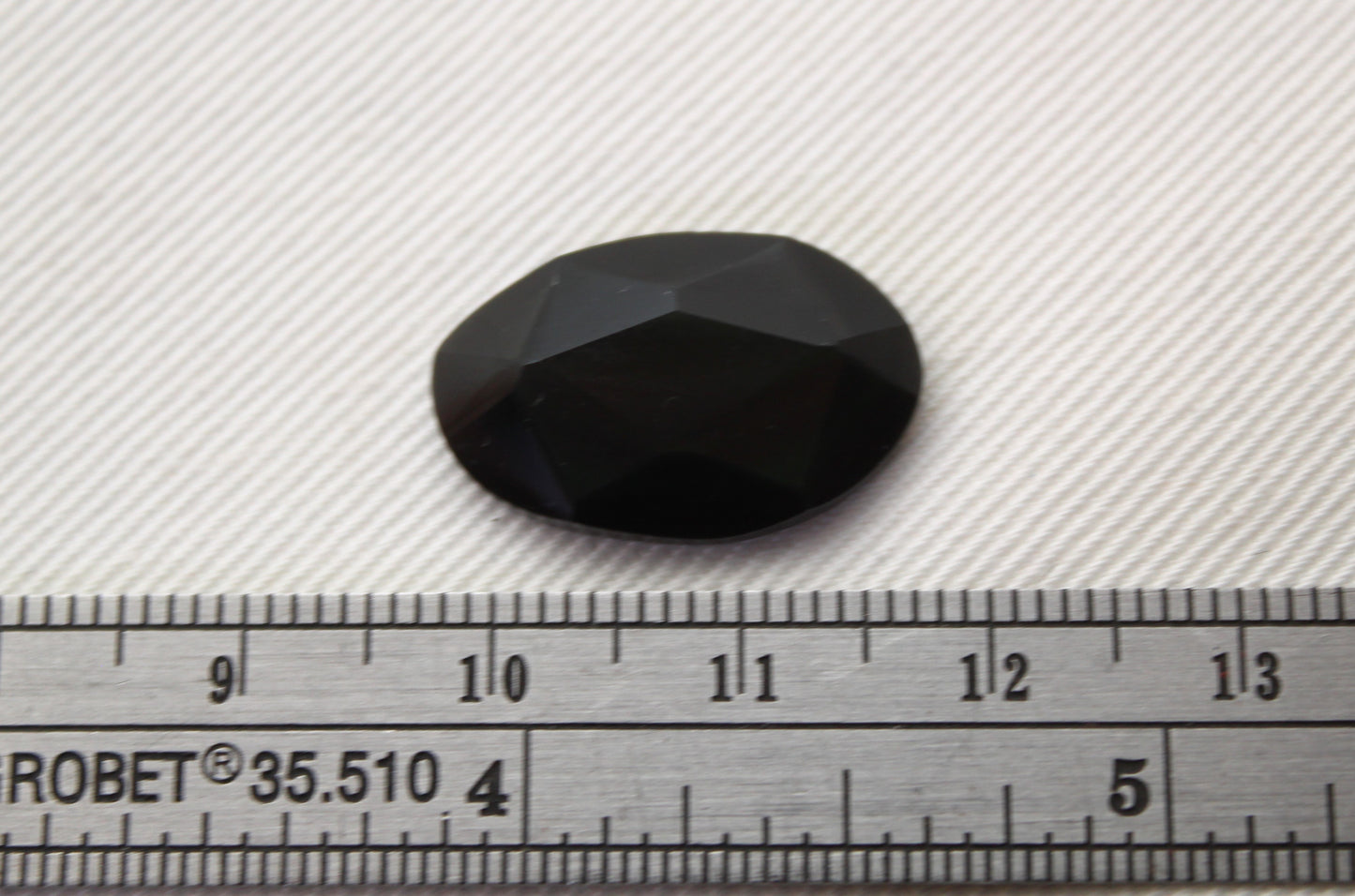 Black Obisidian Rosecut Cabochon Gemstone