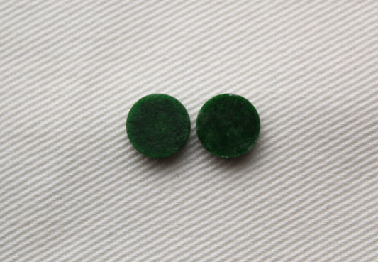 Pair of Maw Sit-Sit Flat cabochons 8 MM Gemstones round