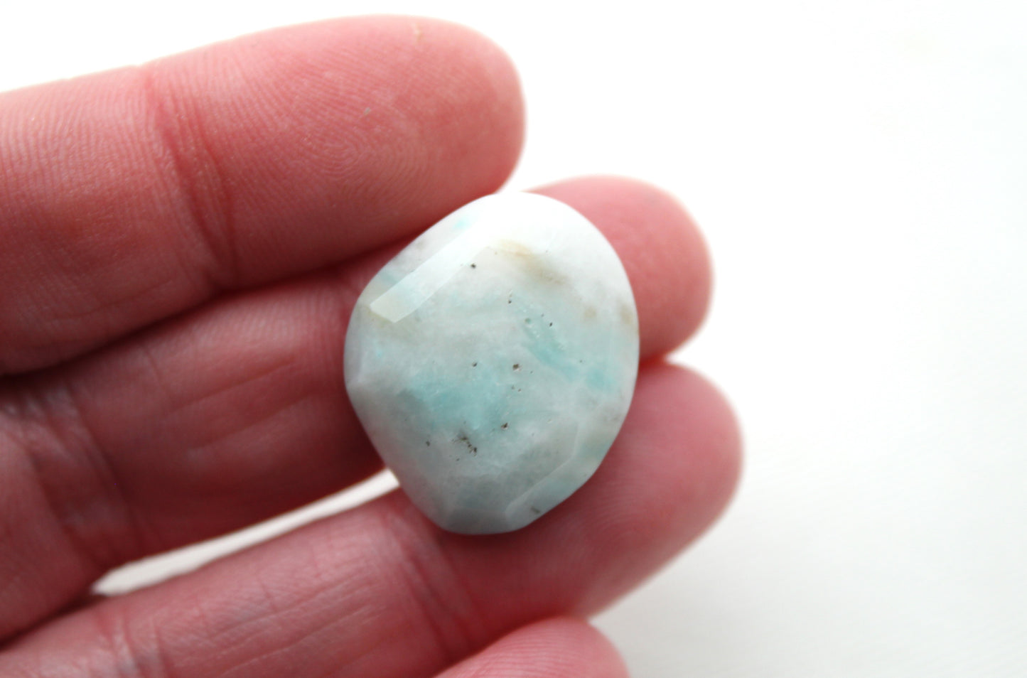 Chinese Amazonite cabochon Freeform rose cut Gemstone